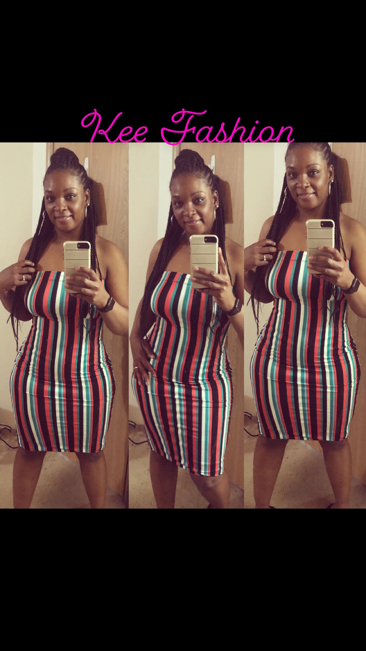Plus Size Watermelon Tube Dress