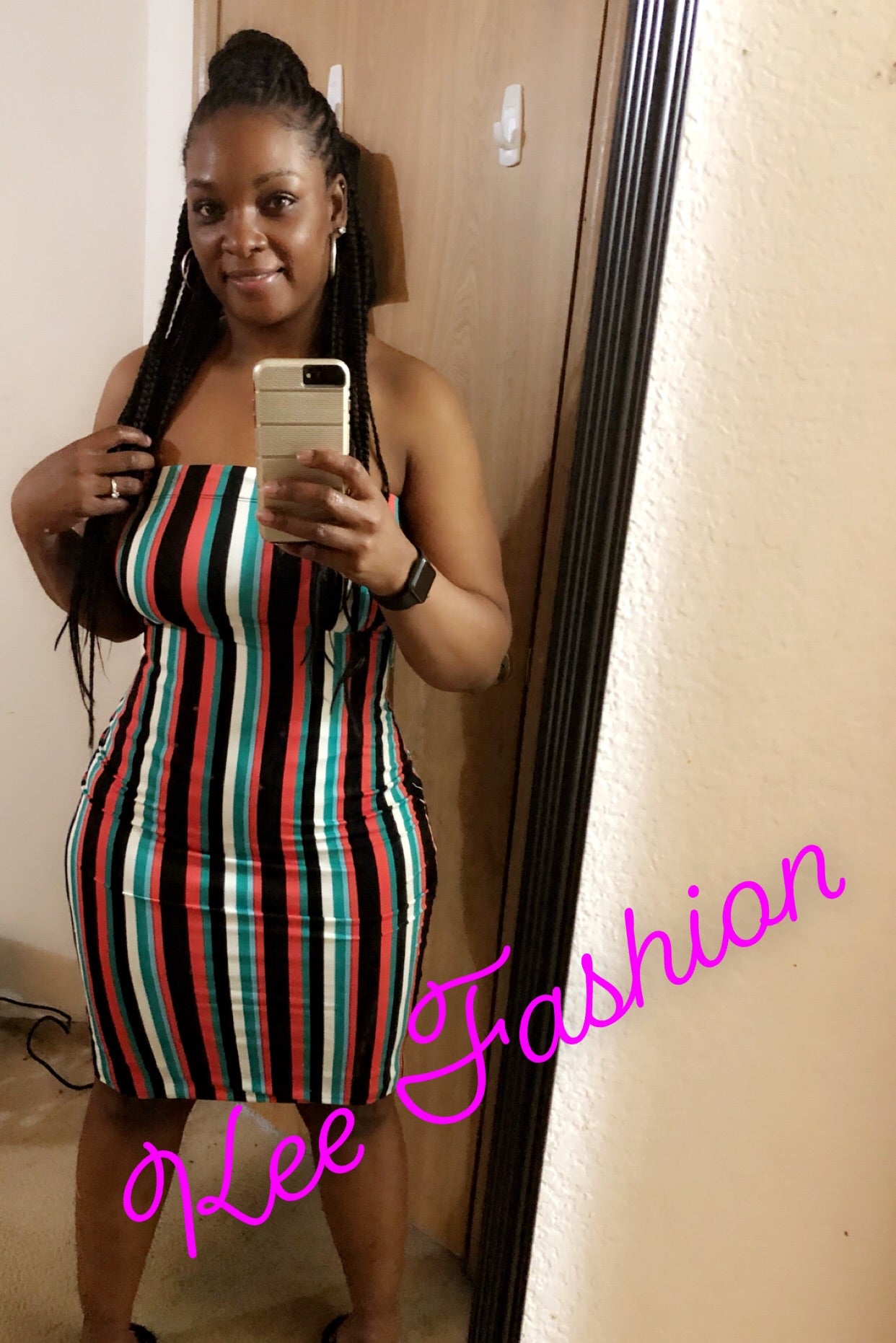 Plus Size Watermelon Tube Dress