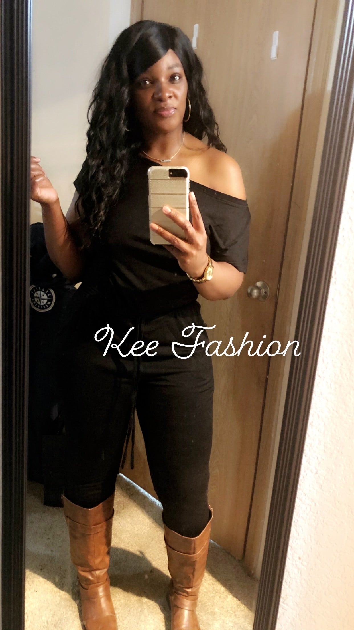 Cute and Comfy Black Jumpsuit