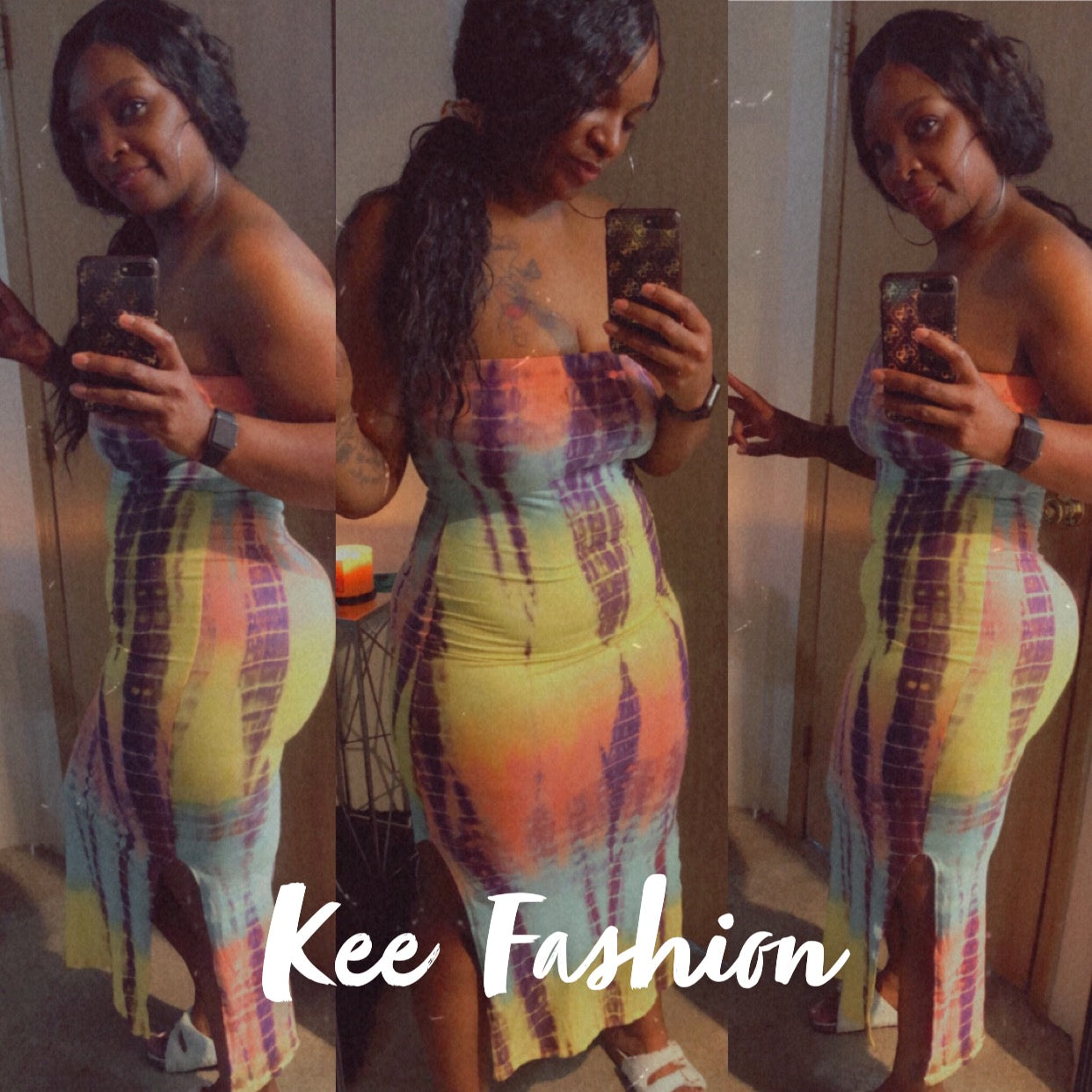 Tie Dye Tube Dress